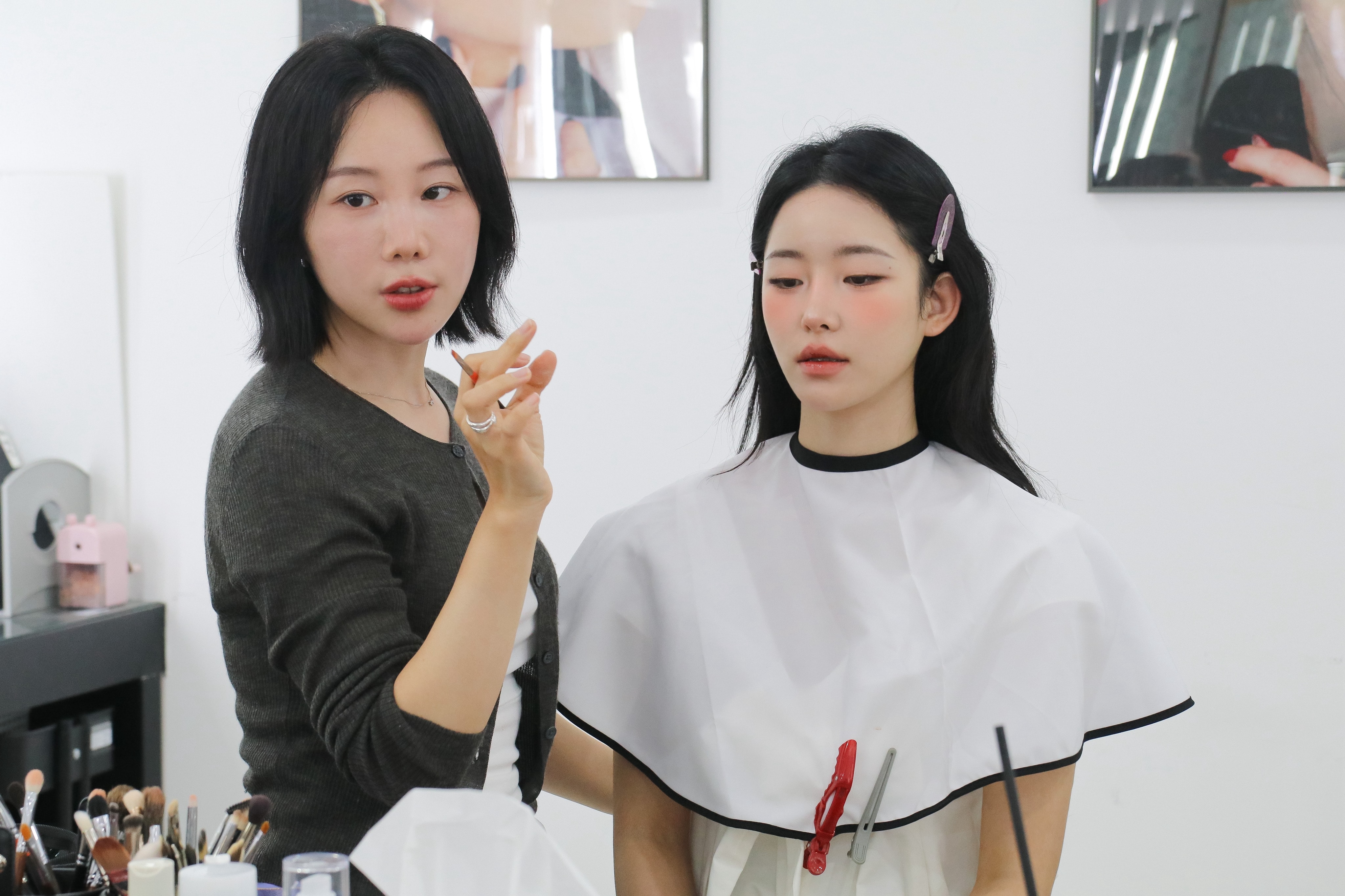 뷰티 살롱 현장